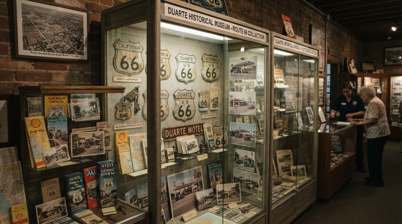 Route 66 in Duarte memorabilia preserved at the historical museum