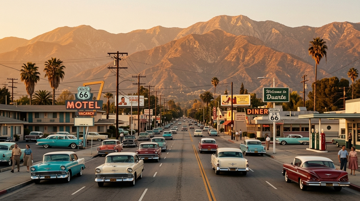 Route 66 Centennial 2026 celebrating the historic Mother Road in Duarte, California